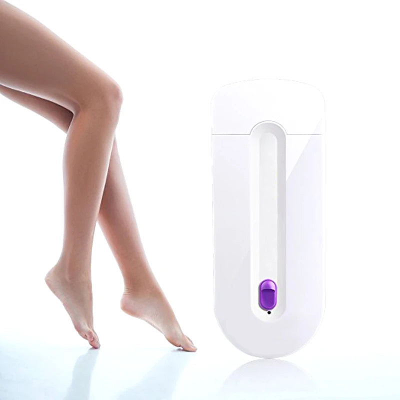 2 in 1 Electric Epilator Rechargeable Women Painless Hair Removal Epilator Device Instant Sensor Light Shaver Tools Dropshipping