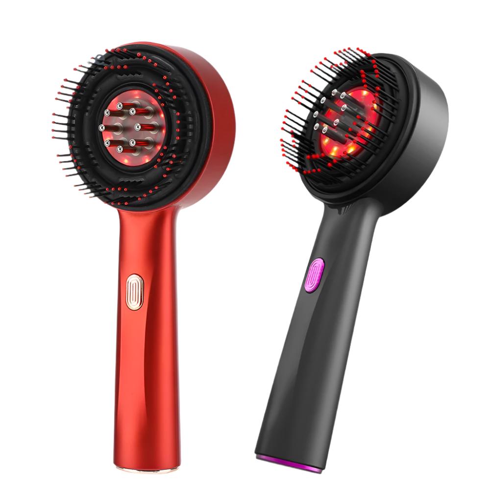 "Revitalize Your Hair with the Electric Vibration Massage Comb - Portable Scalp Massager for Hair Growth and Anti-Hair Loss Care!"